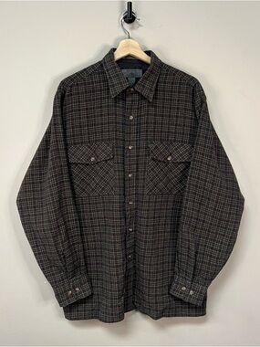 Vintage Button Up Flannel Shirt